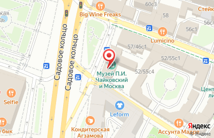 Музей П.И. Чайковского в Москве на карте
