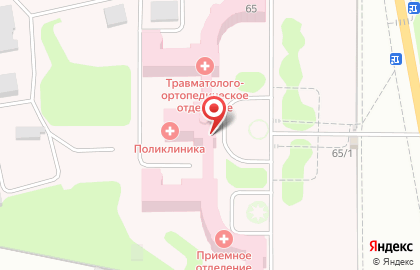 Прокопьевский клинический ортопедо-хирургический центр восстановительного лечения на карте