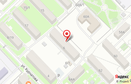 Такси грузовое на ул.Курчатова на карте