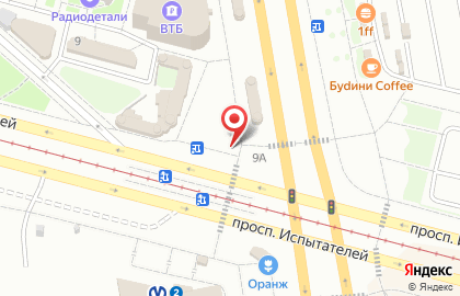 Блинный киоск Теремок на Коломяжском проспекте на карте