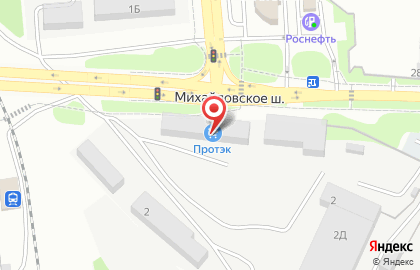 Компания Протэк на Рабочей улице на карте