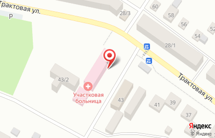 Поликлиника №2 Дмитриевская участковая больница на Трактовой улице на карте