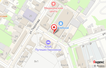 Магазин косметики и парфюмерии в Центральном районе на карте