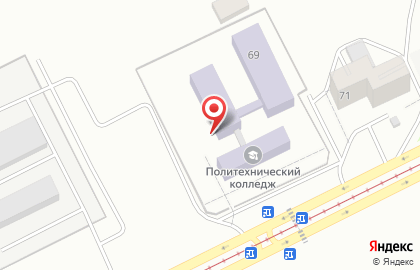 Политехнический колледж в Оренбурге на карте