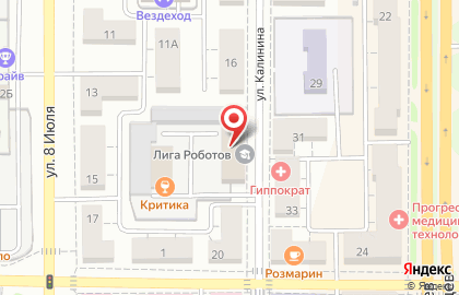 Фитнес-клуб MamaHouse в Челябинске на карте