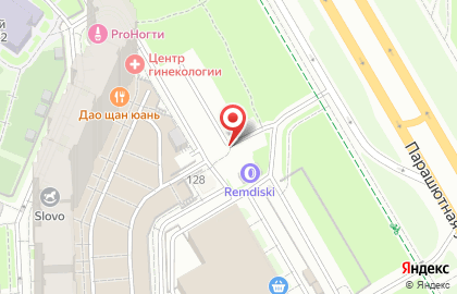 Автостоянка Стройпроект на Комендантском проспекте на карте