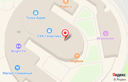 Фитнес-клуб X-Fit Галактика на улице Дружбы Народов на карте