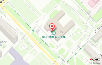 Клуб эстрадно-спортивных танцев Dance Arena на улице Талалушкина на карте