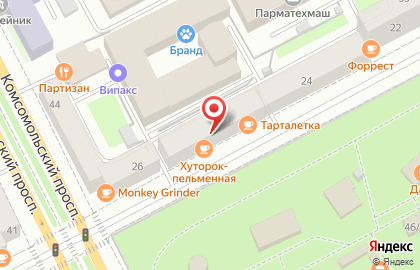 Кафе русской и украинской кухни Хуторок в Свердловском районе на карте