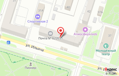 Банкомат Уральский банк Сбербанка России на улице Ильича, 33 на карте