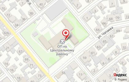 Управление МВД России по г. Тольятти в Центральном районе на карте