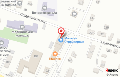 Магазин Стройсервис на Спасской улице на карте