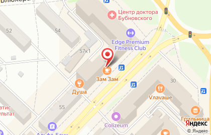 Кафе Зам-Зам на улице Карла Маркса на карте