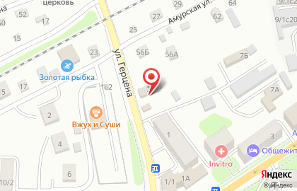 Автомойка Реал на улице Герцена на карте