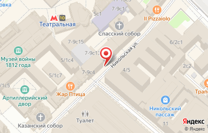 Российская телевизионная и радиовещательная сеть на Никольской улице на карте