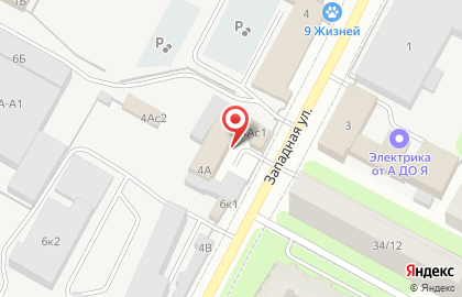 Фирменный салон керамической плитки Kerama Marazzi на Западной улице на карте