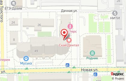 Автошкола Автополис на Новой улице в Балашихе на карте