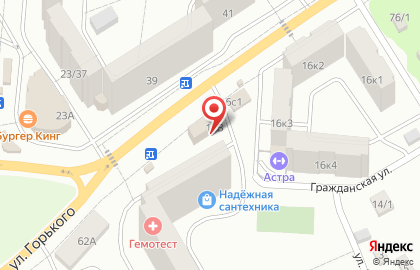 Теремок, г. Королёв на улице Горького на карте