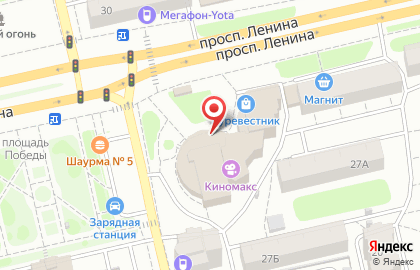 Кинотеатр Киномакс во Владимире на карте