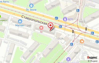 Аптека Апрель на ​Ставропольской, 252 на карте