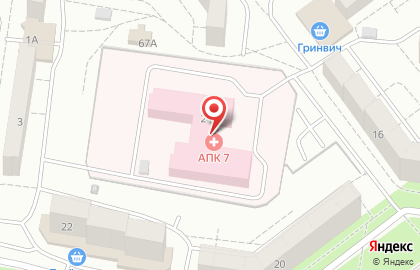 Тольяттинская городская клиническая поликлиника №3 на Автостроителей на карте