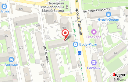 Студия красоты Color bar на проспекте Ленина на карте