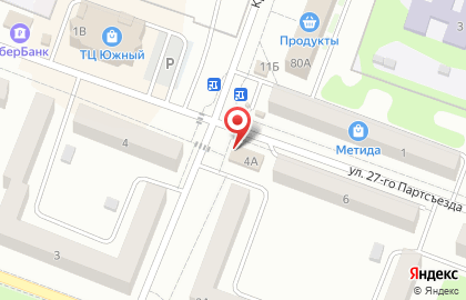Магазин Мясной дворик в Кинеле на карте