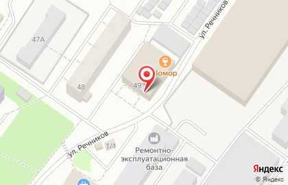 Магазин хозяйственных товаров Афанасий на улице Речников на карте
