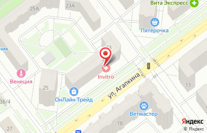 Магазин разливных напитков Моршанский купец в Октябрьском районе на карте