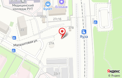 Киоск по продаже печатной продукции, район Ростокино на Улице Сергея Эйзенштейна на карте