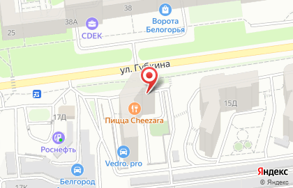 Служба доставки готовых блюд Green Fish на улице Губкина на карте