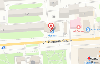 Йола-маркет на улице Йывана Кырли на карте