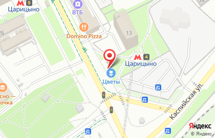 Магазин цветов в Москве на карте