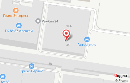 Торгово-установочный центр Autoglass63 в Автозаводском районе на карте