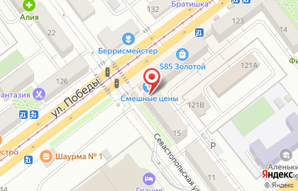 Салон оптики Союз на Севастопольской улице на карте