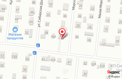 Продуктовый магазин Чайка в Центральном районе на карте