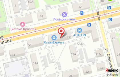 Ювелирный магазин на улице Бекетова на карте