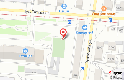 Футбольный корт Металлург на карте