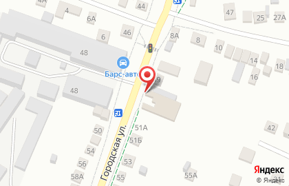 Торговая компания Металлопрофиль на Городской улице на карте