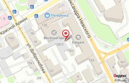 Лотос на улице Александра Невского на карте