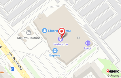 Сервисный центр Pedant.ru в ТЦ Европа на карте