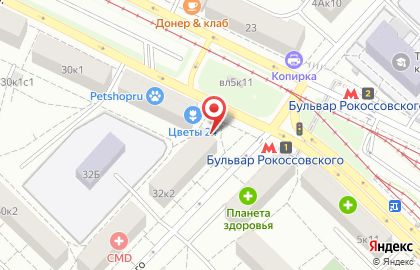 Магазин Народный кондитер в Москве на карте