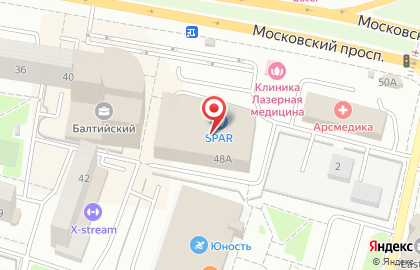 Автосервис Вилгуд на Московском проспекте на карте