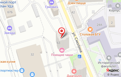 Сеть посуточной аренды квартир Sova на карте