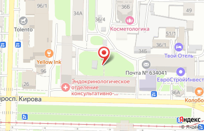 Жигули на проспекте Кирова на карте