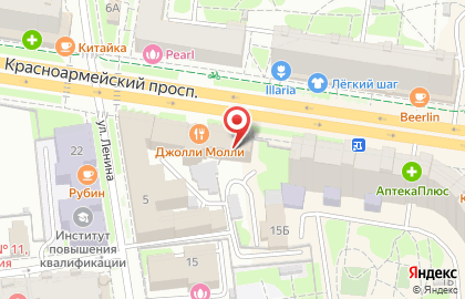Кредитная компания Микрозайм на Красноармейском проспекте на карте
