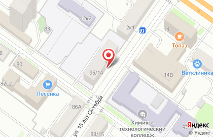 Тверской химико-технологический колледж на Московской улице на карте