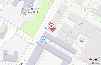 ООО Промпоставка в 1-м Институтском проезде на карте