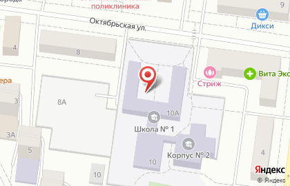 Юниум на Октябрьской улице на карте