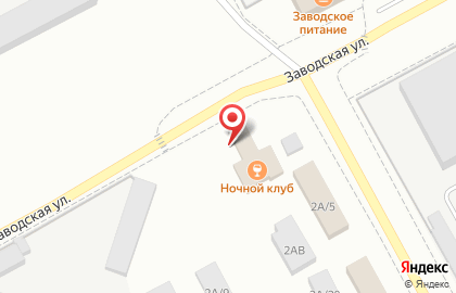 Транспортная компания GTD на Заводской улице на карте